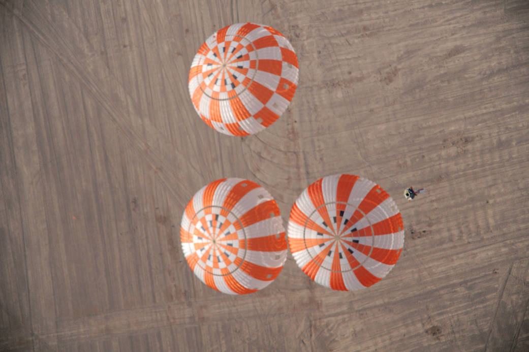 Testing the Orion Crew Vehicle's Parachutes