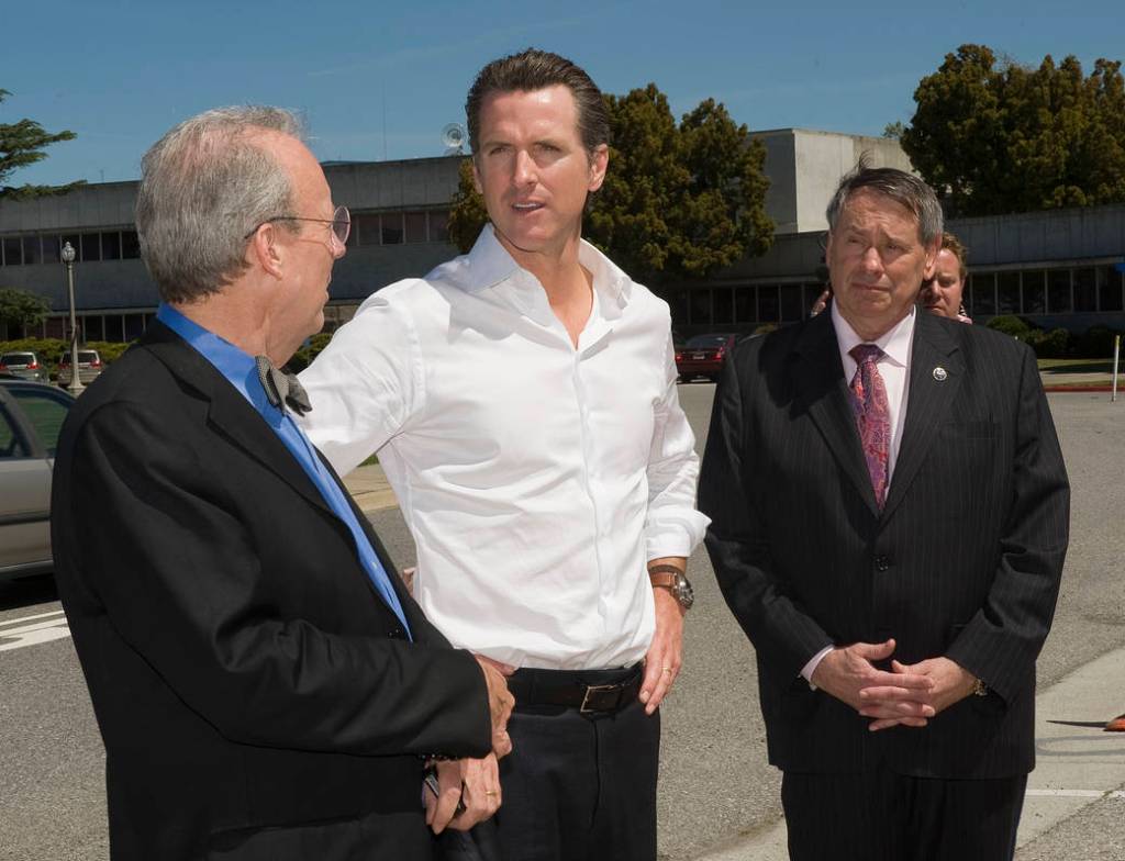 Gavin Newsom Visits Ames