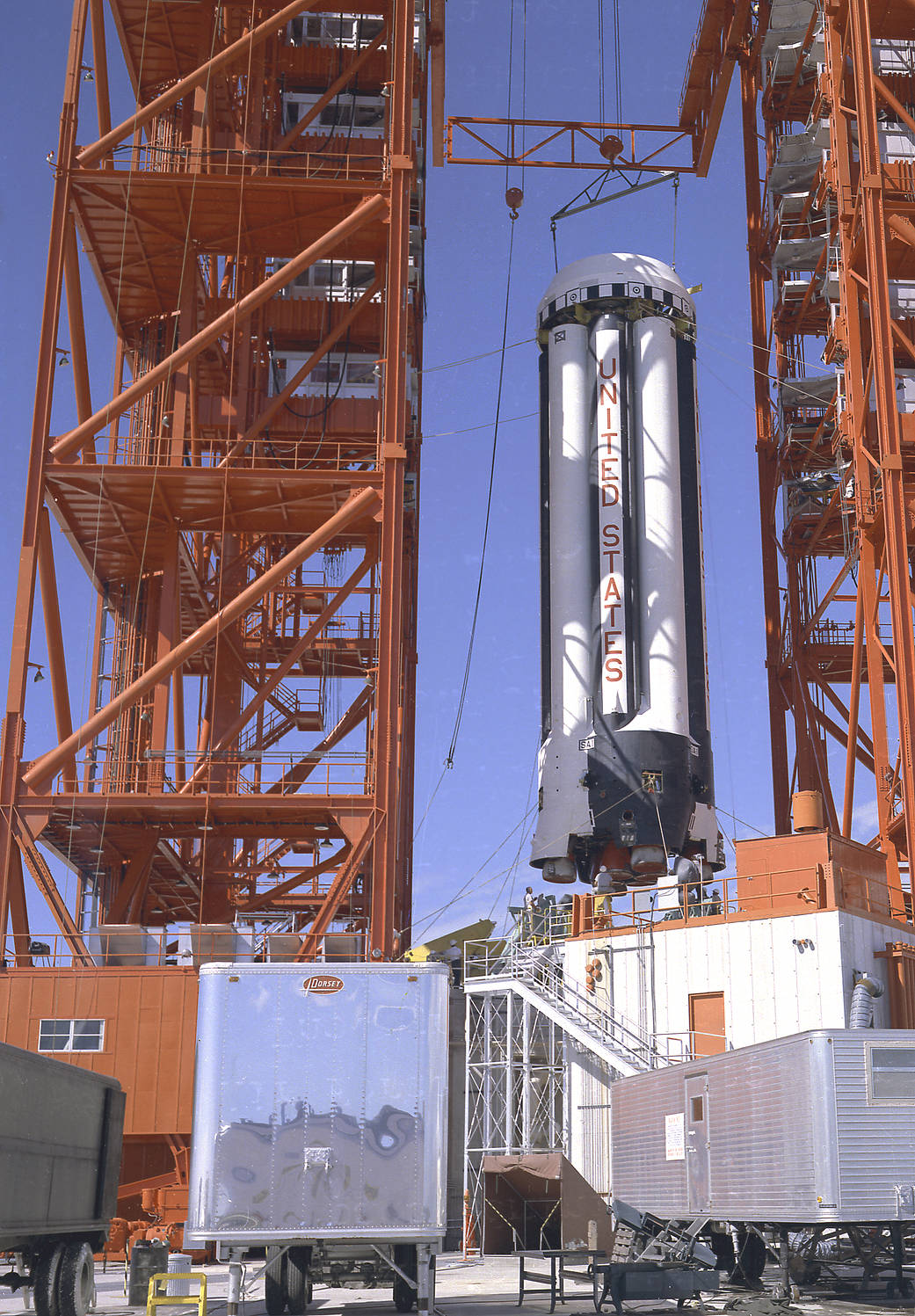 This week in 1961, the first Saturn I rocket, SA-1, arrived at NASA's Kennedy Space Center. 