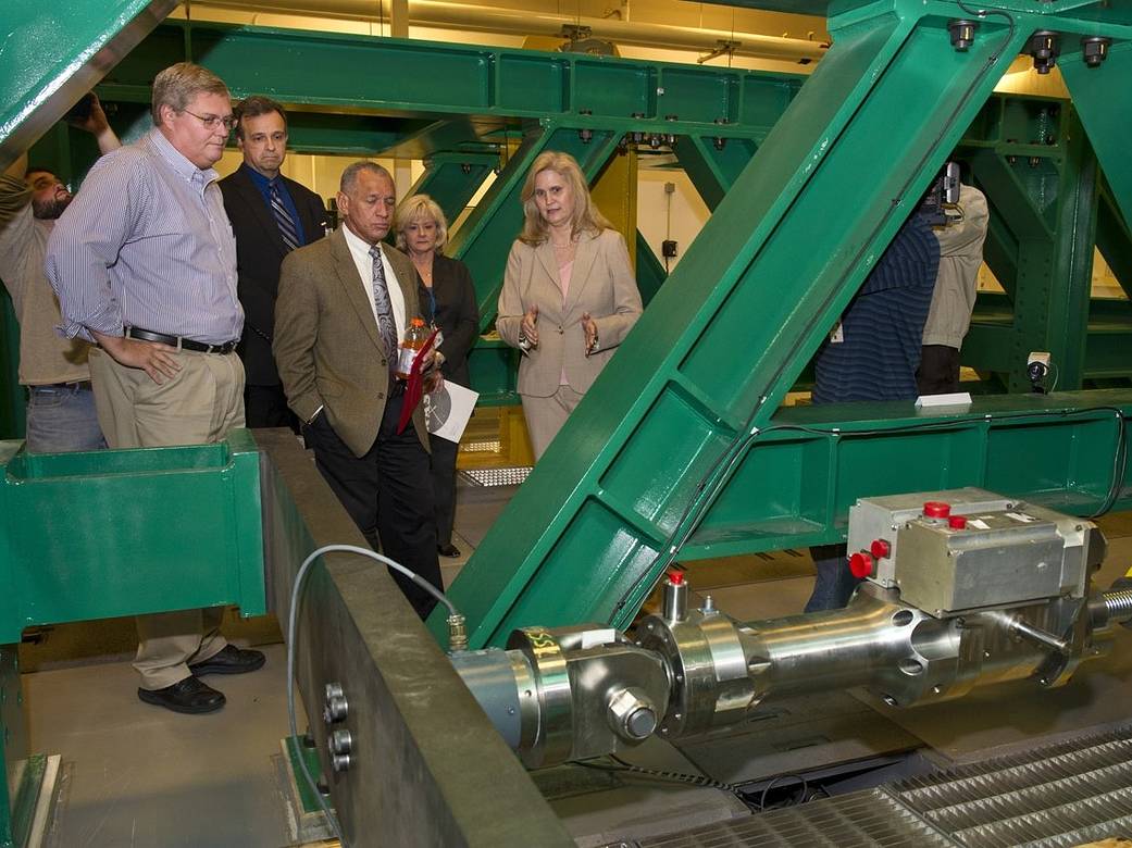 NASA Administrator Charles Bolden at the Marshall Center