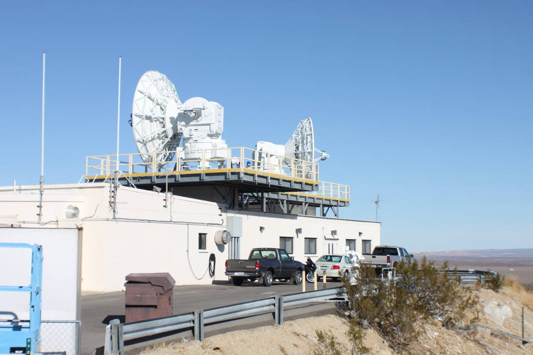 View of north shore of Rogers Dry Lake from Aeronautical Tracking Facility 1 (ATF 1)