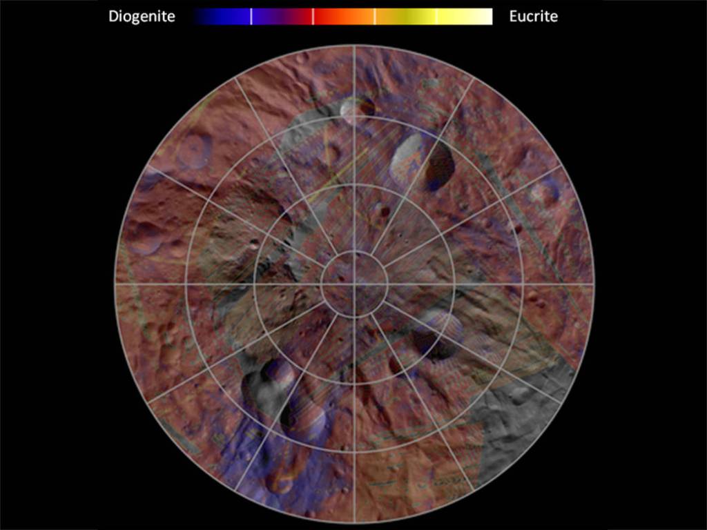 Mineral Diversity at Vesta’s South Pole