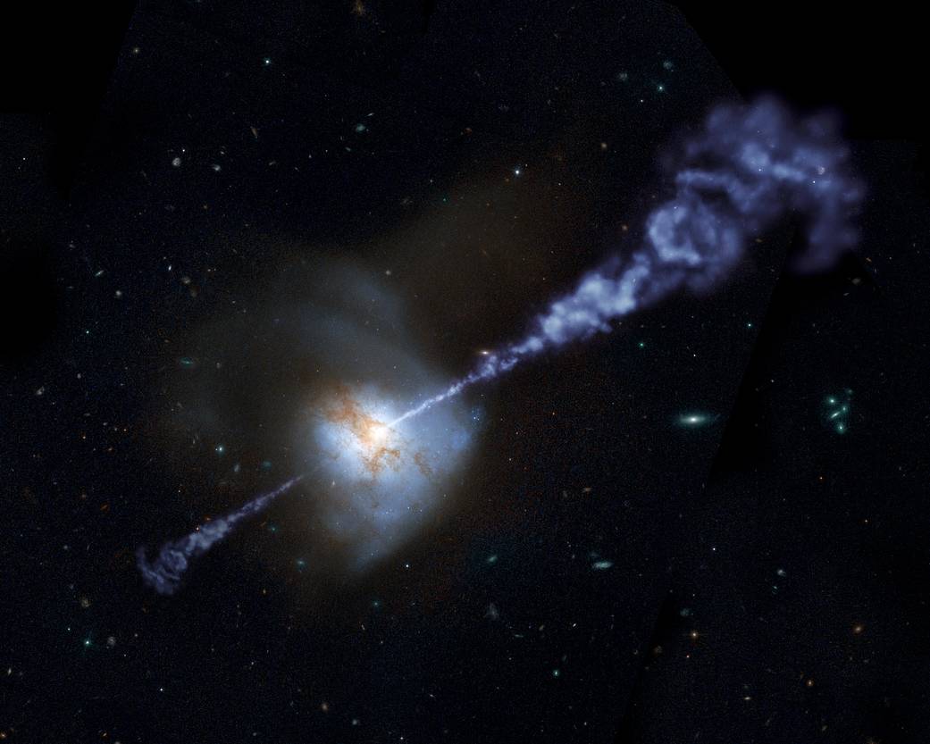 Active Black Hole Squashes Star Formation