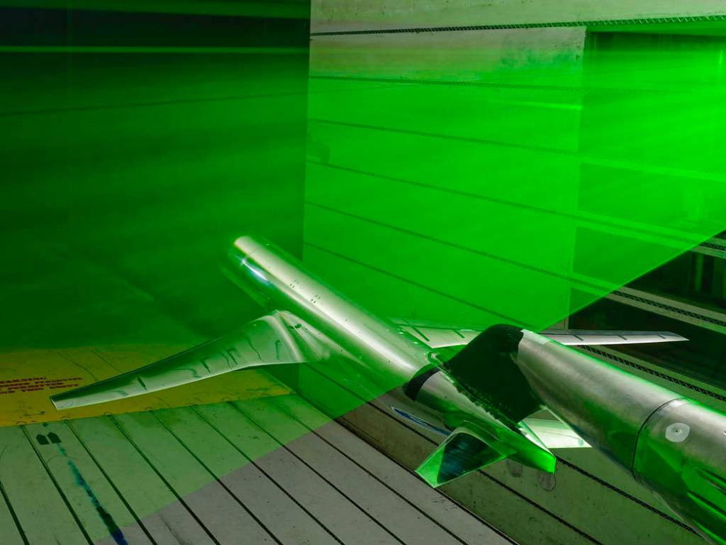 Common Research Wind Tunnel Model with a Particle Image Velocimetry Plane