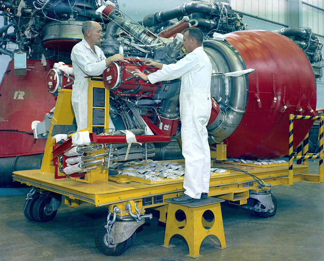 This week in 1966, NASA’s Marshall Space Flight Center announced it had received the first uprated J-2 engine from Rocketdyne. 