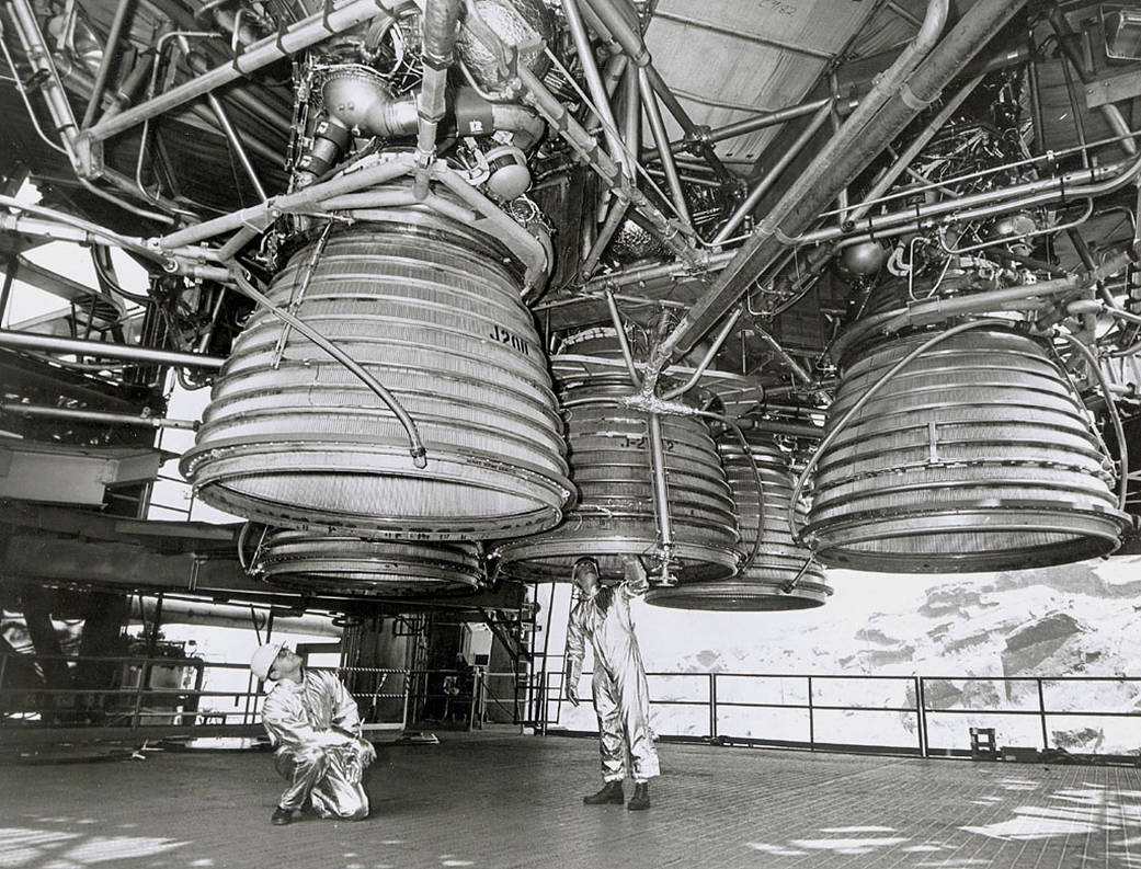 This week in 1966, the Mississippi Test Facility – today’s NASA Stennis Space Center – successfully captive-fired S-II-T.