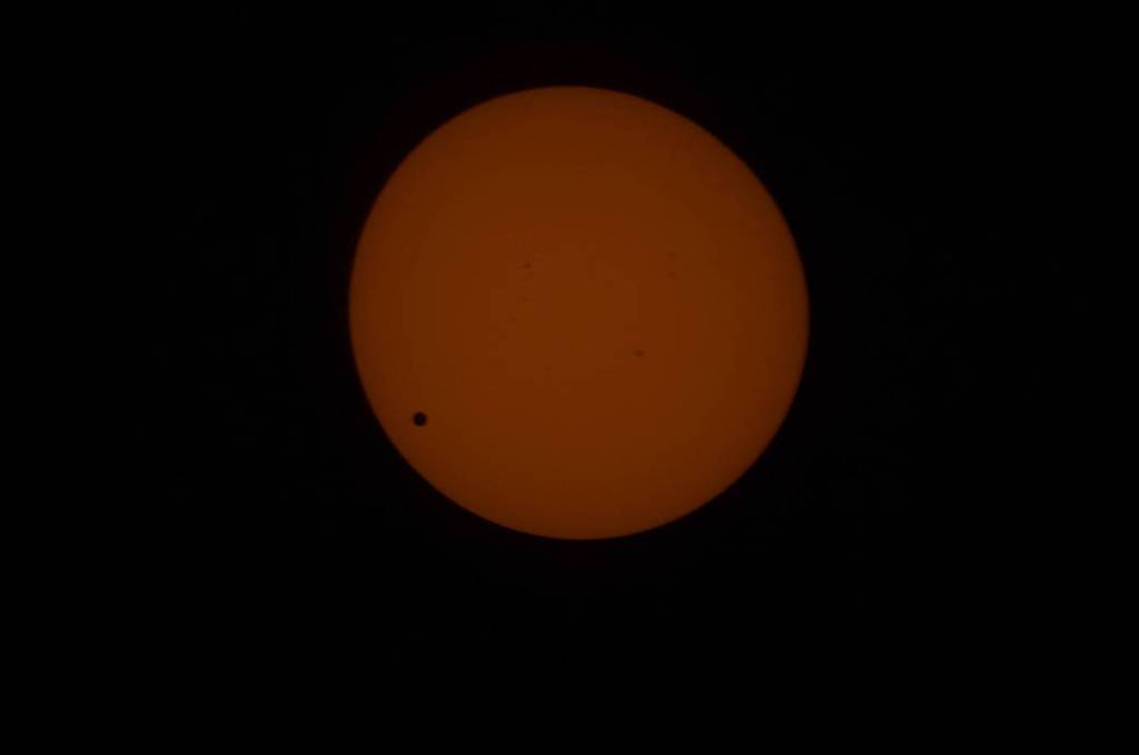 Venus Transit From the Space Station