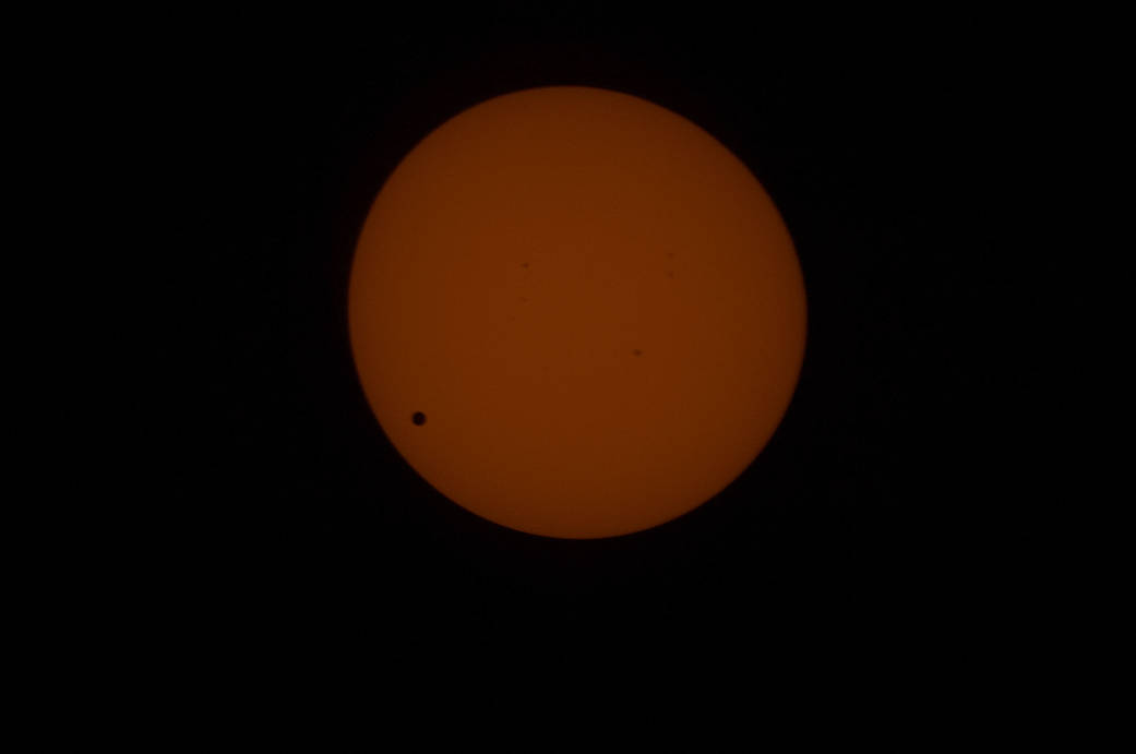Venus Transit From the Space Station