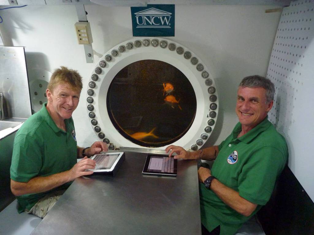 Inside the Aquarius Undersea Laboratory