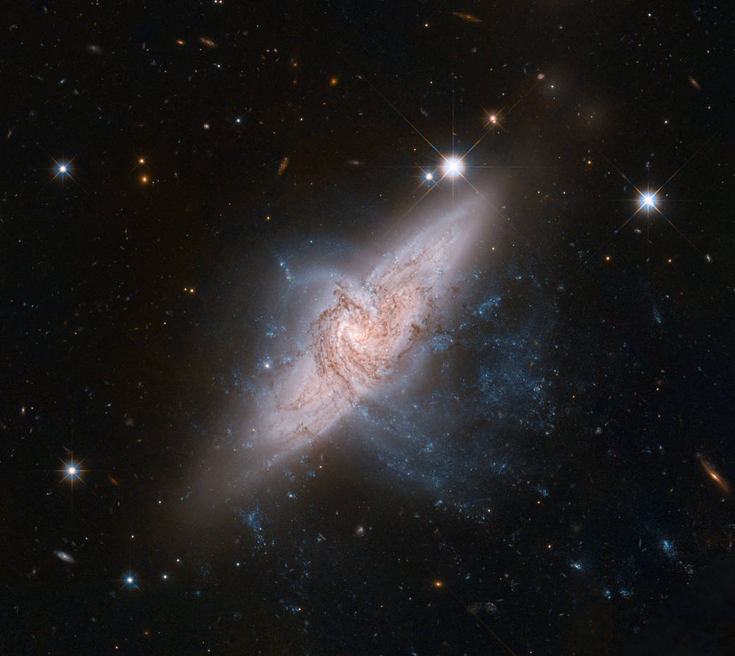 A Chance Alignment Between Galaxies