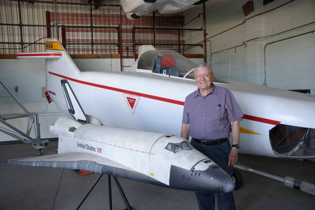 Retired NASA Astronaut Fred Haise Revisits NASA Dryden