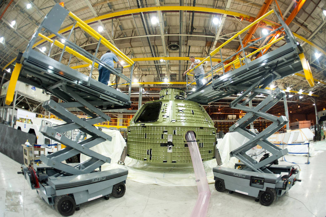 First Space-Bound MPCV Packed for Shipment to Kennedy