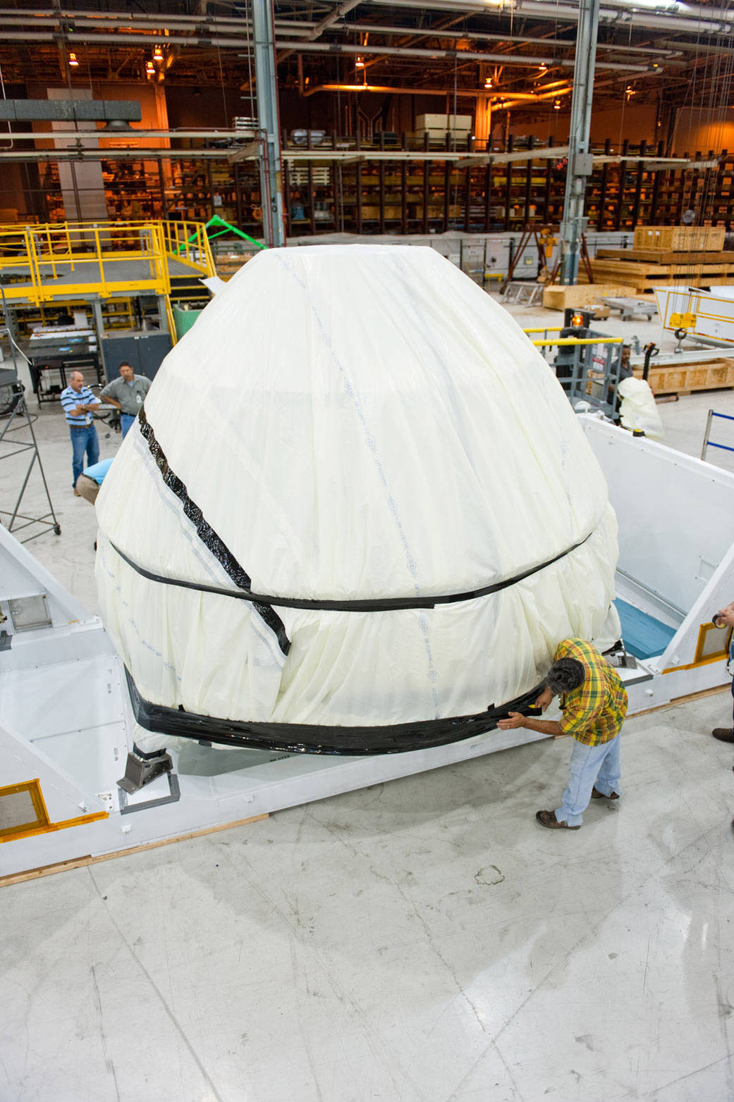 First Space-Bound MPCV Packed for Shipment to Kennedy