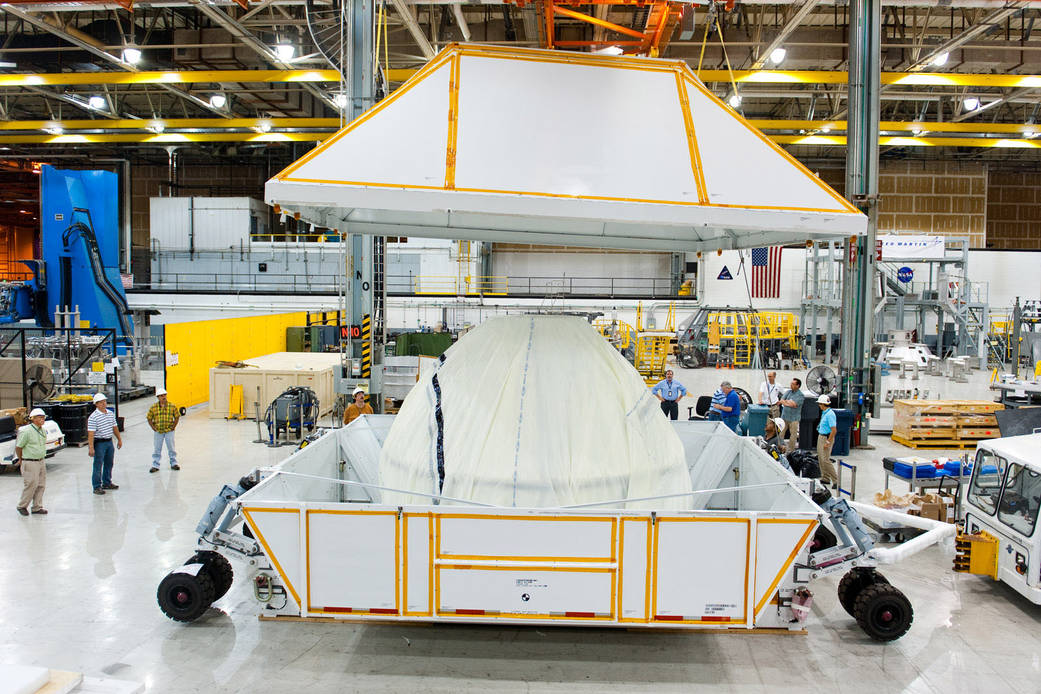 First Space-Bound MPCV Packed for Shipment to Kennedy
