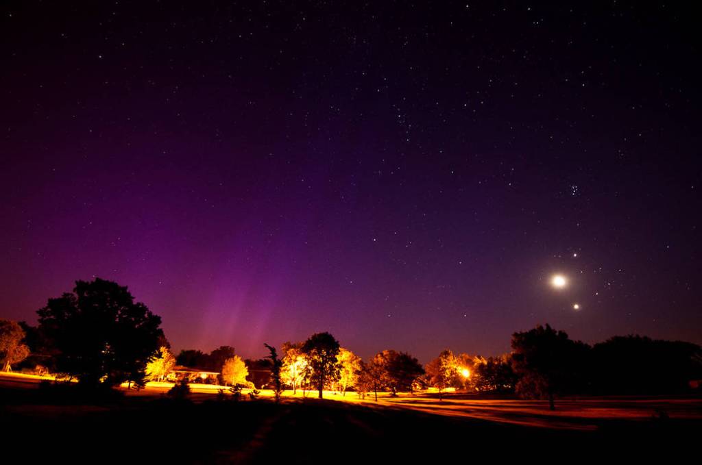 Aurora in Missouri Following CME Arrival