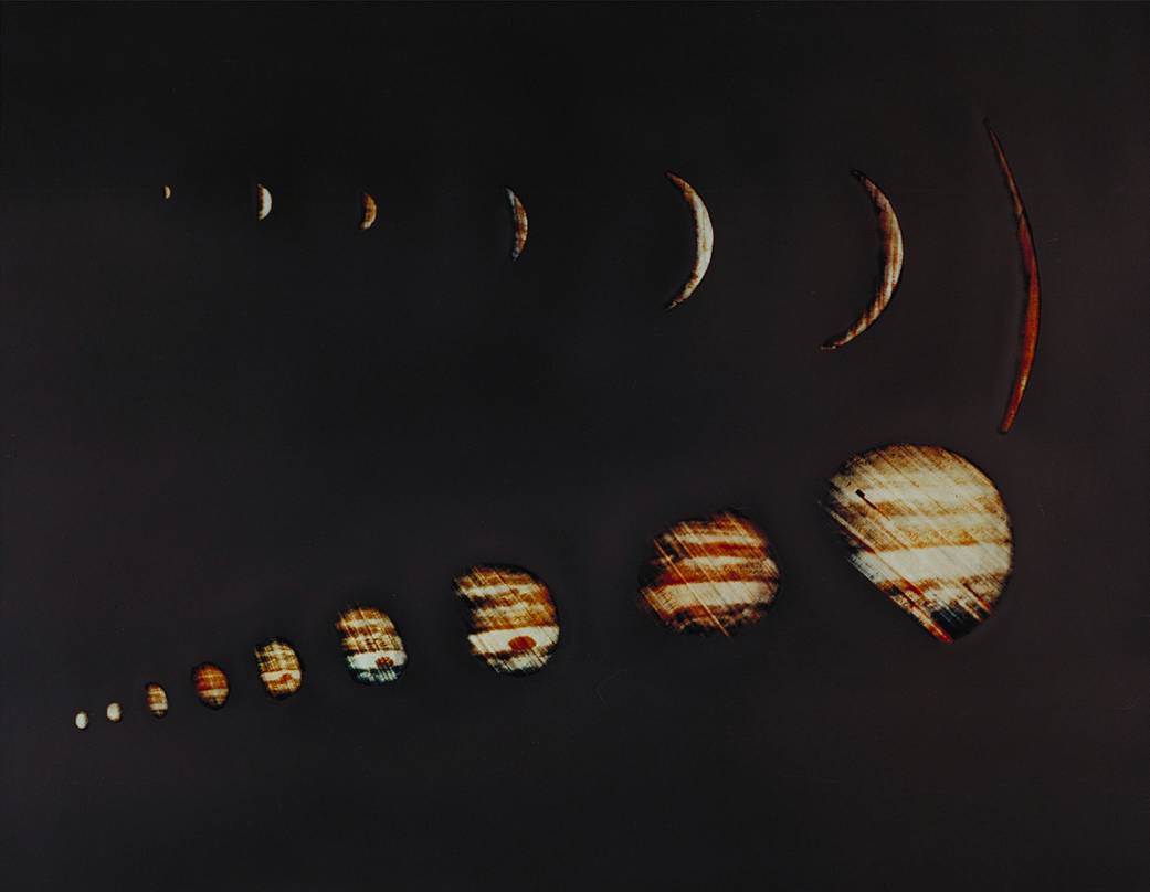 Series of images of Jupiter from Pioneer spacecraft
