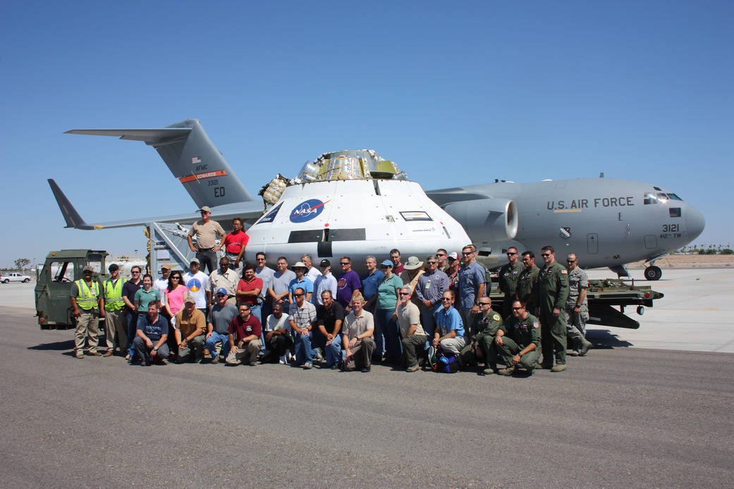 Orion Parachute Drop Test