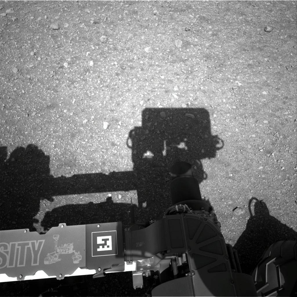 Curiosity Looks Away from the Sun