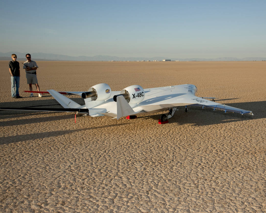 X-48C Awaits its First Flight