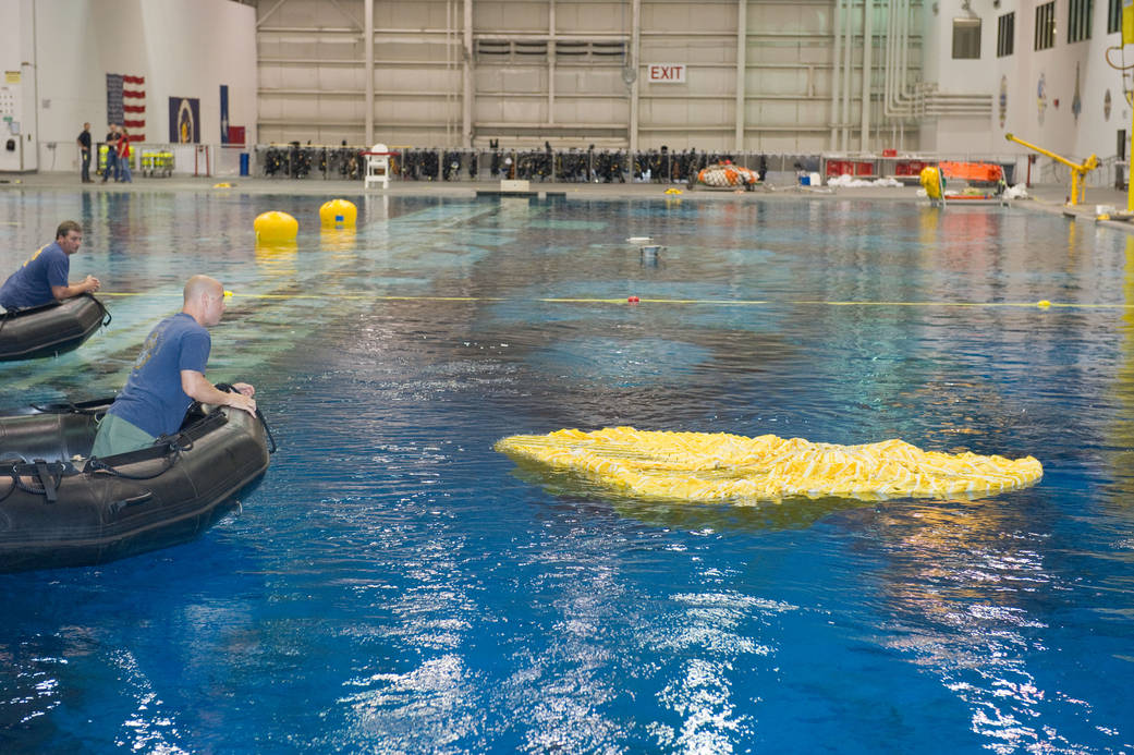 Orion Parachute Recovery Practice