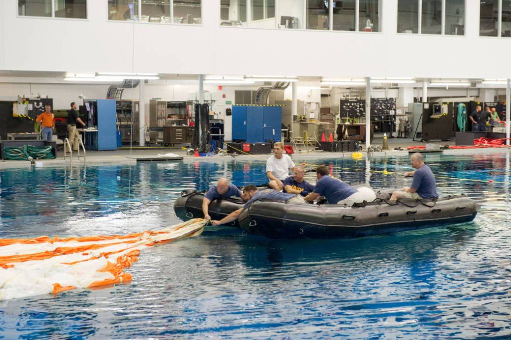 Orion Parachute Recovery Practice