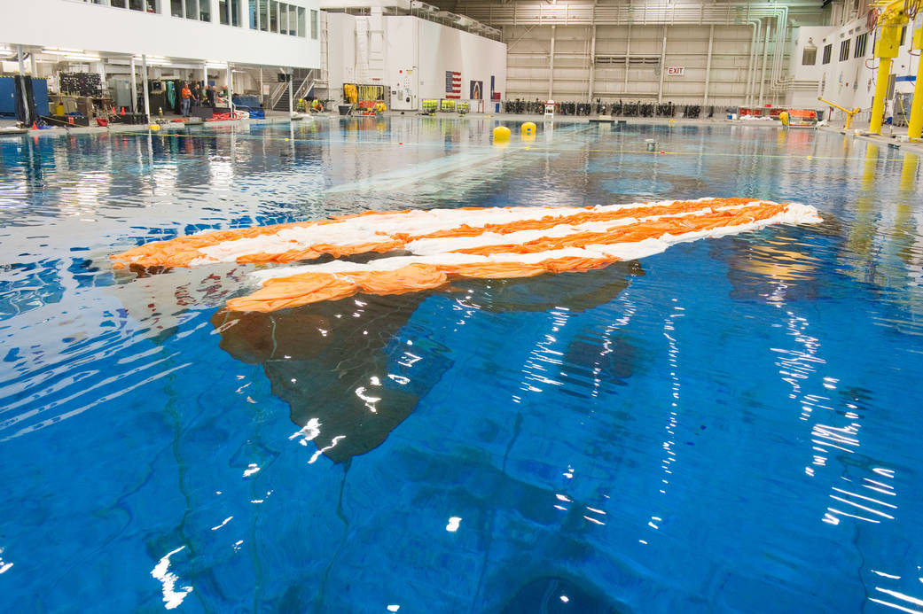 Orion Parachute Recovery Practice
