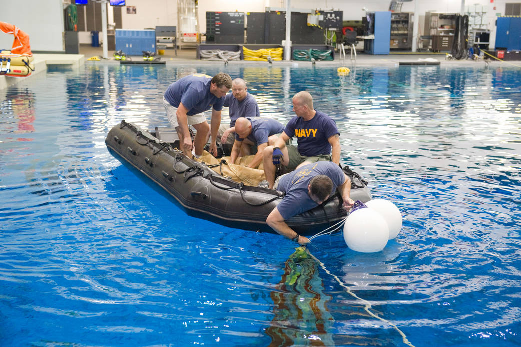 Orion Parachute Recovery Practice