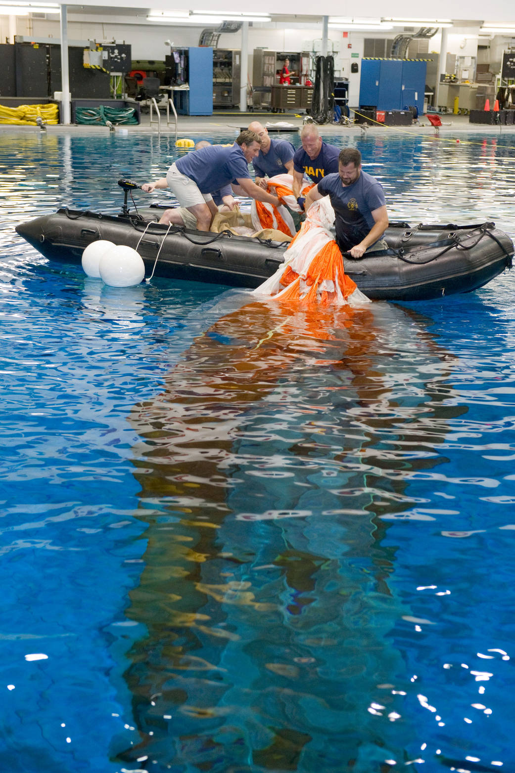 Orion Parachute Recovery Practice