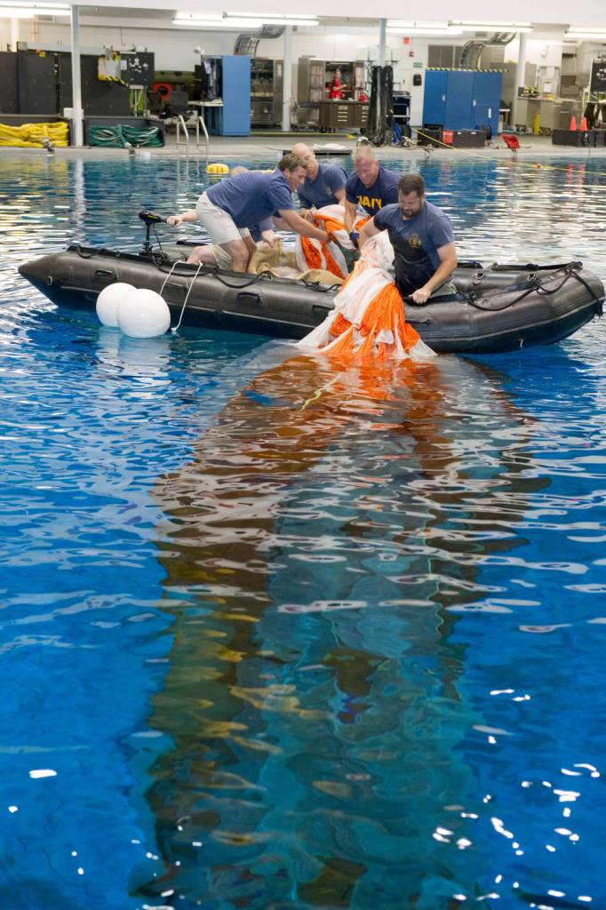 Orion Parachute Recovery Practice