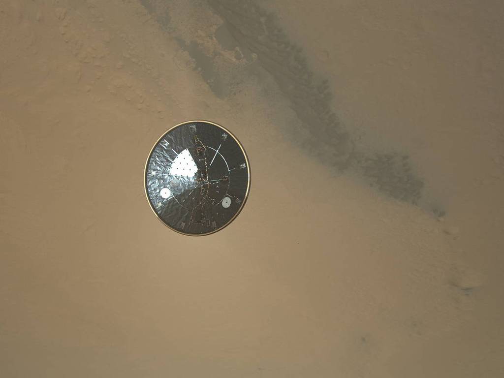 Curiosity’s Heat Shield in Detail