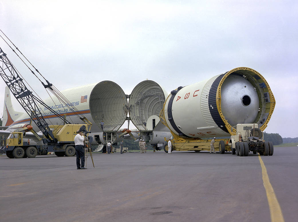 This week in 1967, a mockup of the Skylab Orbital Workshop was shipped from Marshall Space Flight Center to McDonnell Douglas.