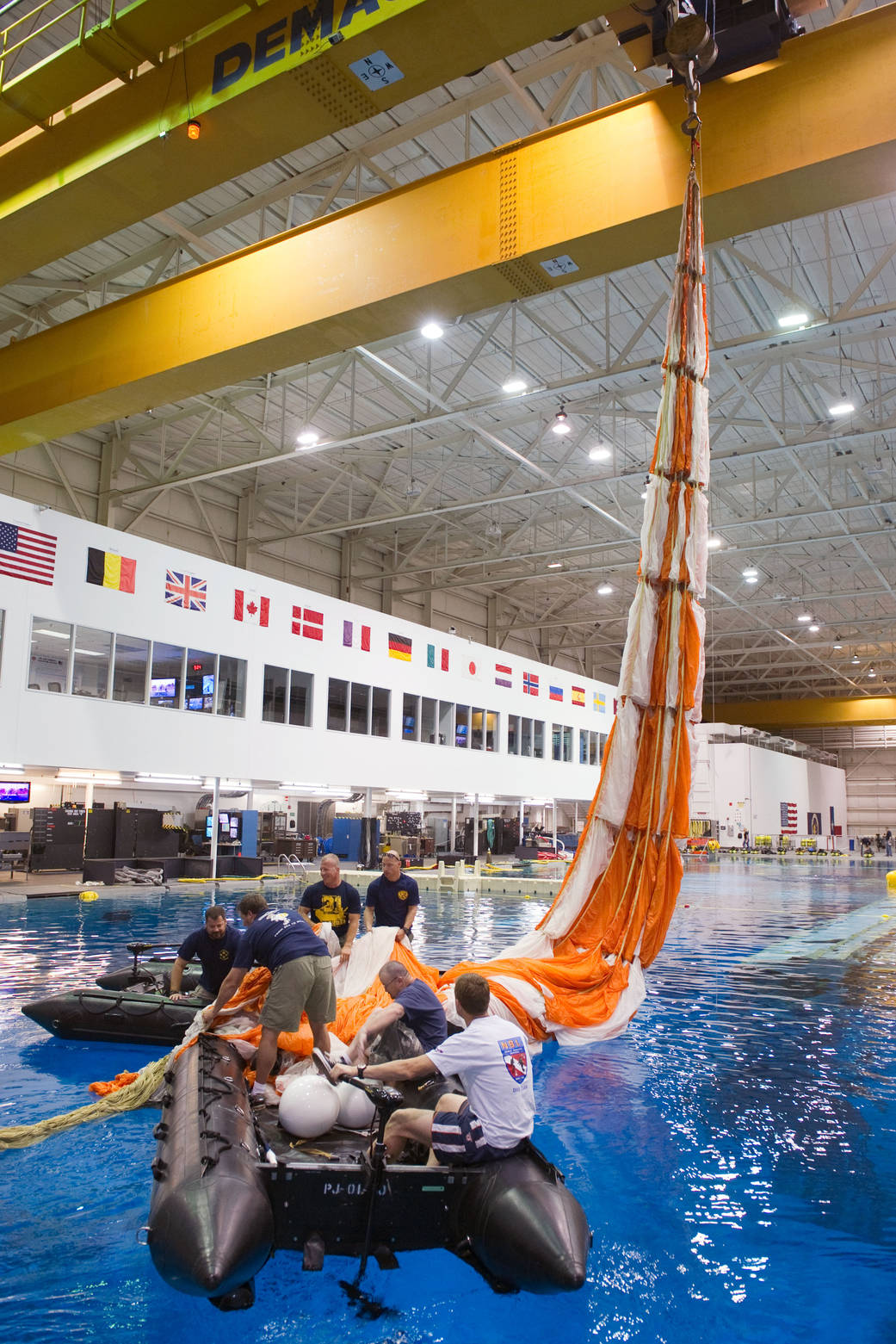 Orion Parachute Recovery Practice