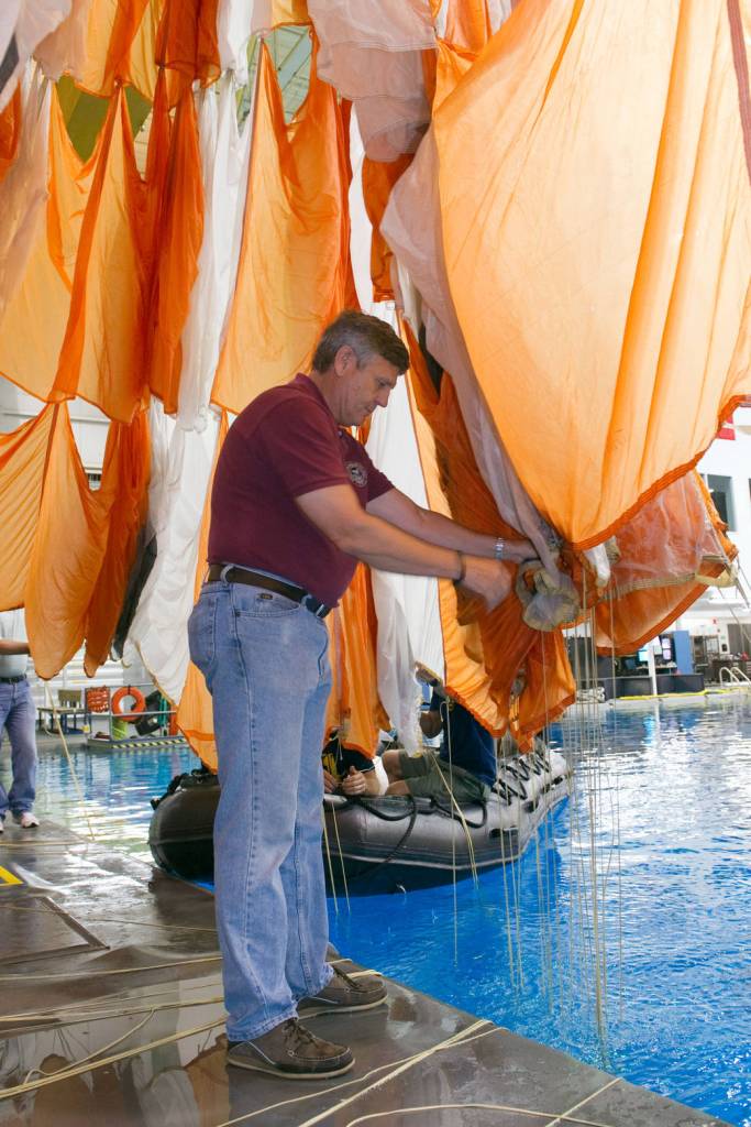 Orion Parachute Recovery Practice