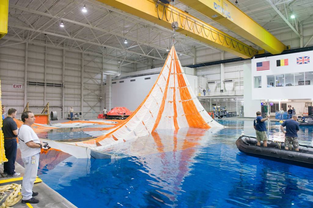 Orion Parachute Recovery Practice