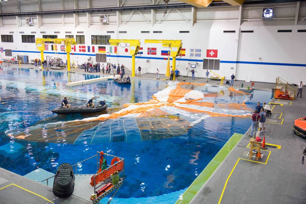 Orion Parachute Recovery Practice