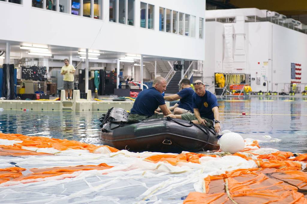 Orion Parachute Recovery Practice