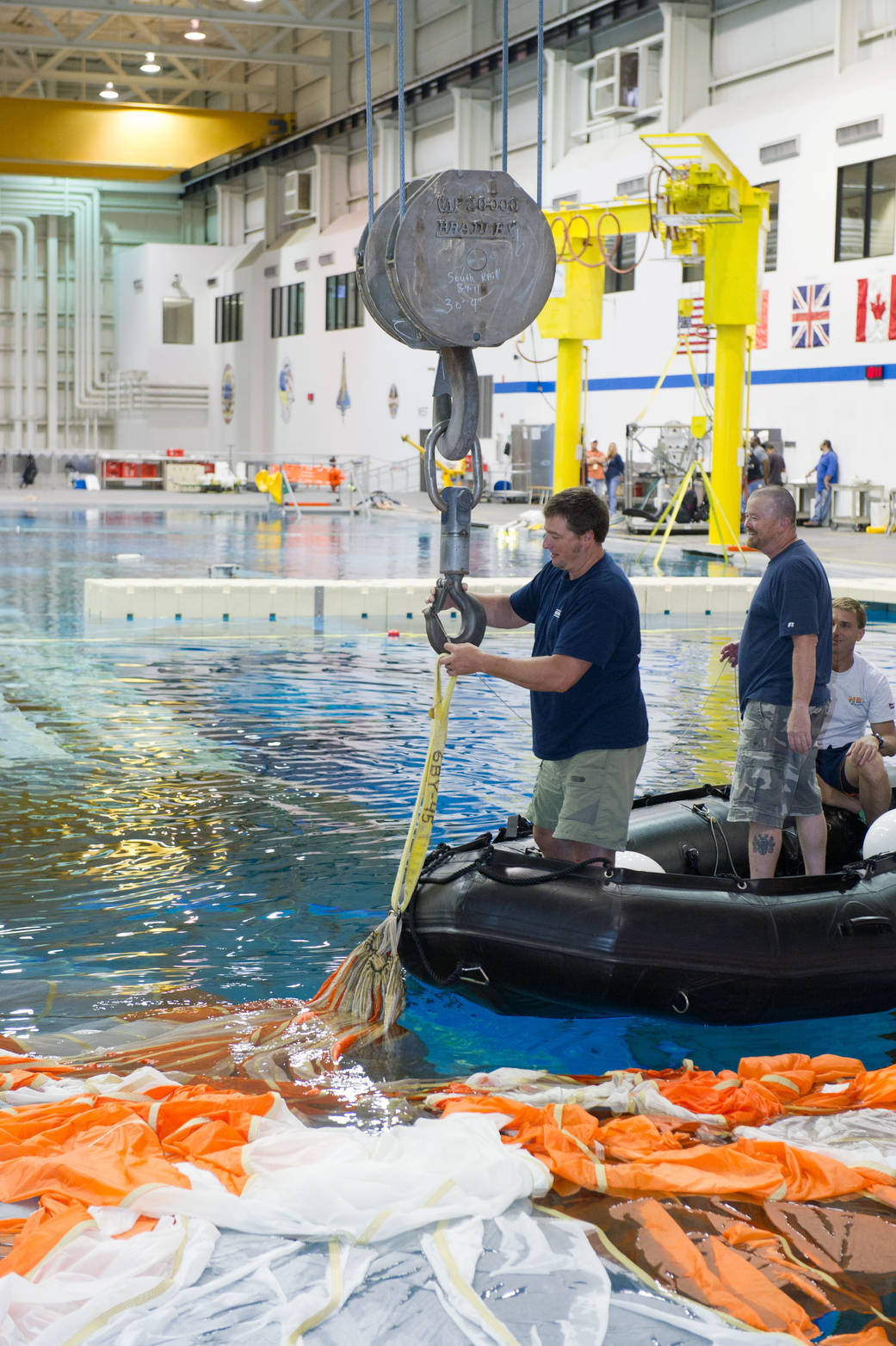 Orion Parachute Recovery Practice