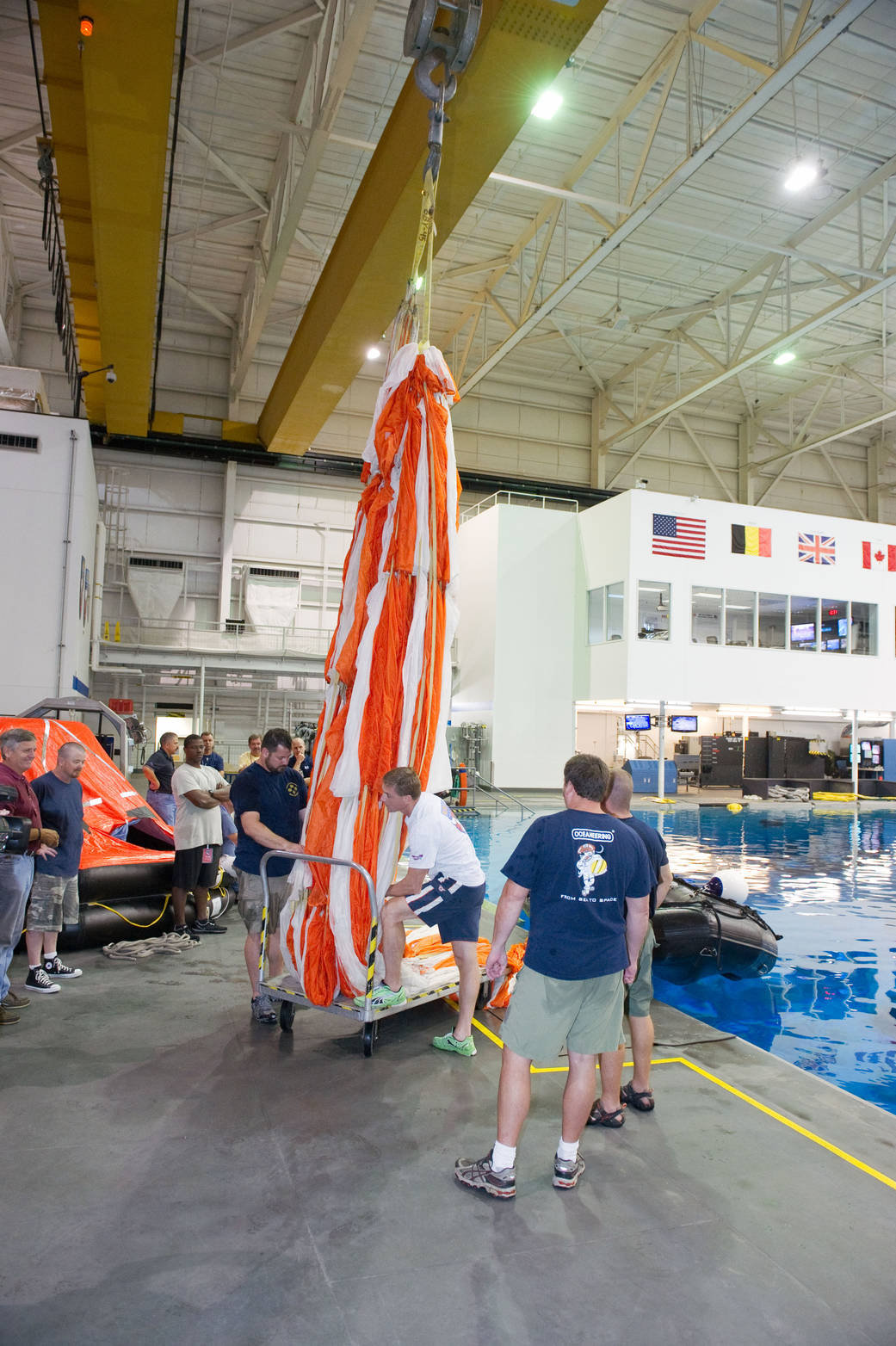 Orion Parachute Recovery Practice