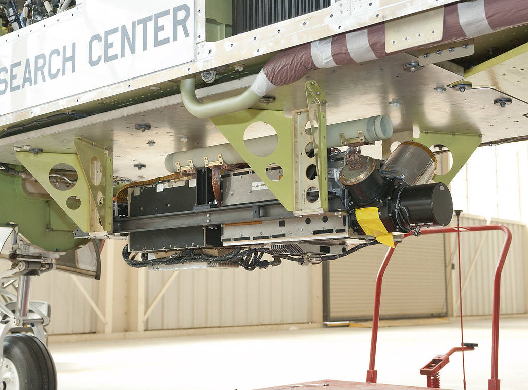 Scanning High-resolution Interferometer Sounder Mounted