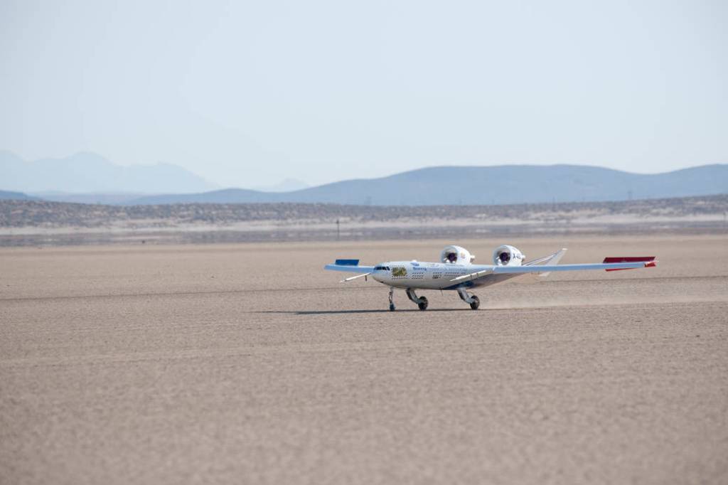X-48C Deployed Split Ailerons