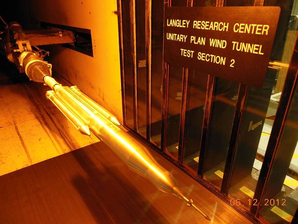 SLS Wind Tunnel Testing at Langley