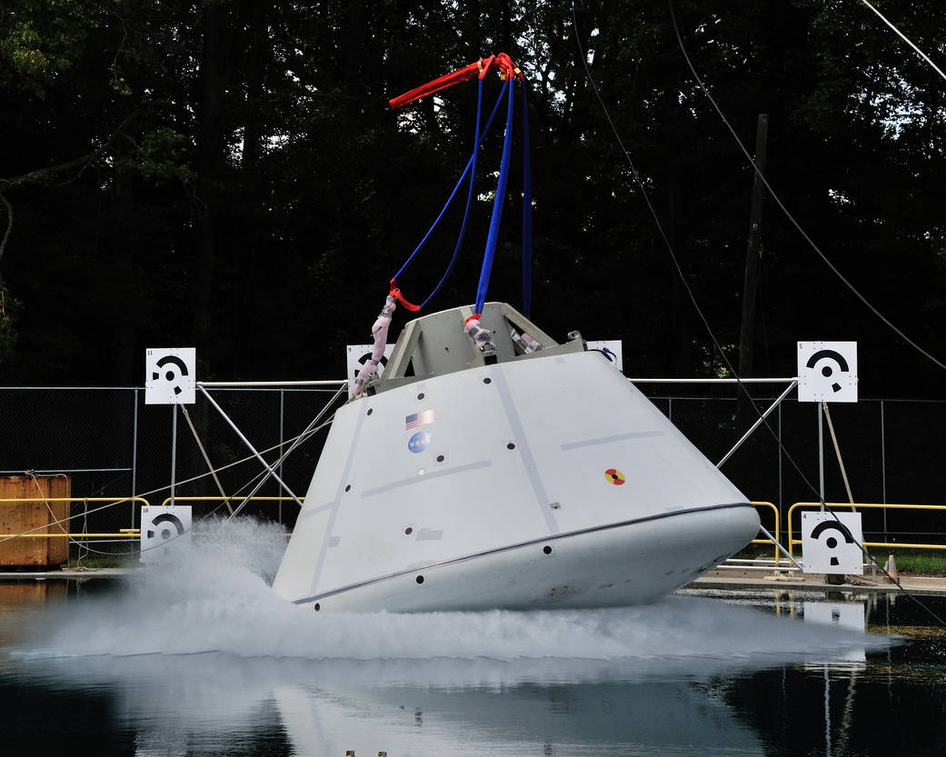 Orion Spacecraft Water Impact Testing