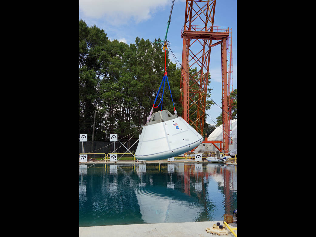 Orion Test Article Vertical Drop