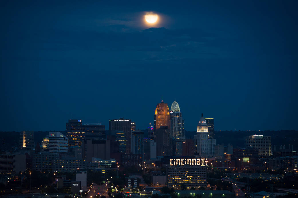 Blue Moon Over Cincinnati