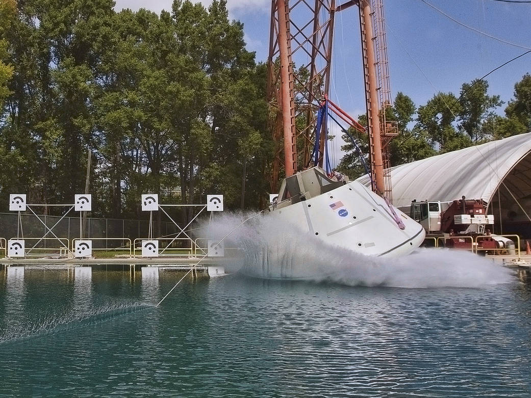 Orion Test Article Vertical Drop (9 ft)