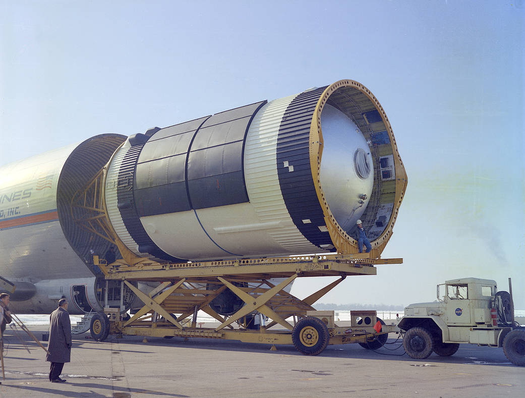 Saturn V S-IVB Stage at Redstone Airfield 