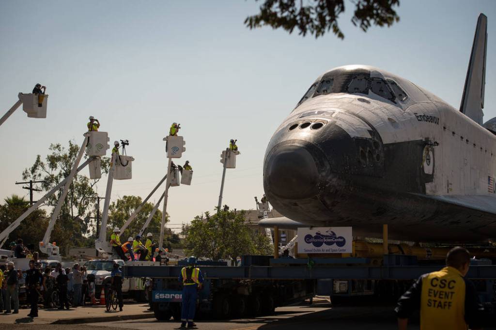 Endeavour Makes Its Final Journey