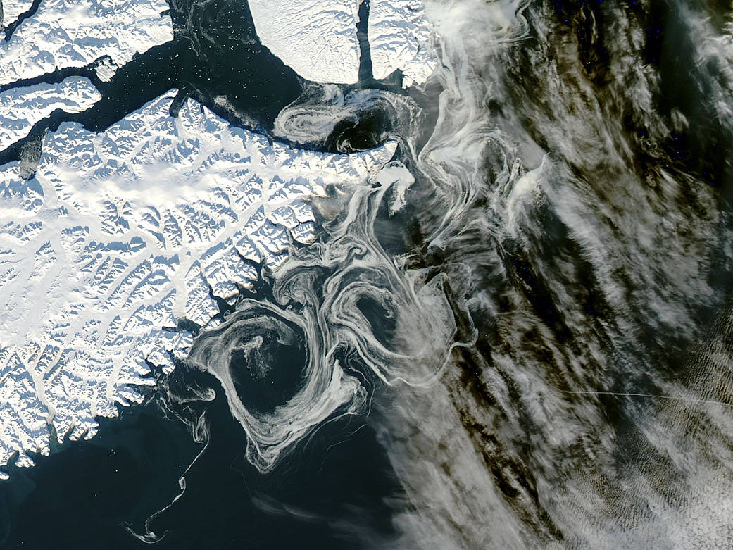 Sea Ice Off Eastern Greenland