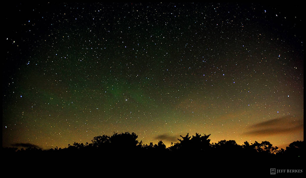 Aurora Seen in Assategue Island, Md. on June 18, 2012.