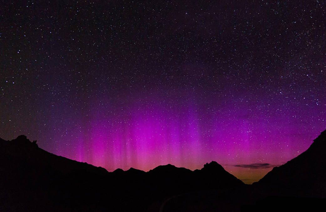 Badlands Aurora on June 16, 2012.
